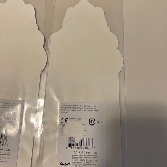 Sold Set of 3 sheets Hello Kitty Stickers Sanrio - Picture 9 of 9